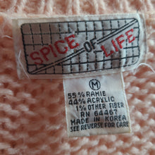 Load image into Gallery viewer, 80s Womens Vintage Sweater Spice of Life Sweater Size M