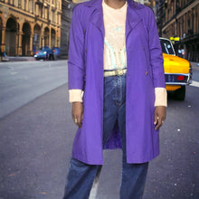 Load image into Gallery viewer, Vintage 90s J Gallery Hooded Trench Coat Size M