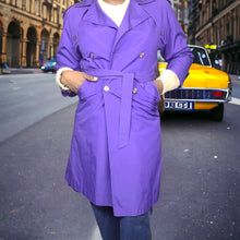 Load image into Gallery viewer, Vintage 90s J Gallery Hooded Trench Coat Size M