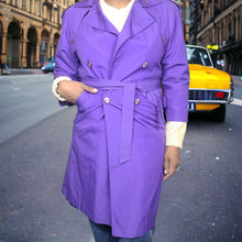 Load image into Gallery viewer, Vintage 90s J Gallery Hooded Trench Coat Size M