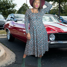 Load image into Gallery viewer, 1990s Vintage Cotton Knit Floral Dresses Lucille Golden Vintage Shop Vintage Clothing Fashion