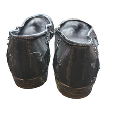 Load image into Gallery viewer, 90s Beverly Feldman Vintage Mesh Ballet Flats with Sequin Poodles Size 8.5