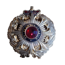 Load image into Gallery viewer, Vintage Masonic Knights Templar Order of Phoenix Ex Flammis Clarior Brooch Pendant