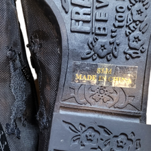 Load image into Gallery viewer, 90s Beverly Feldman Vintage Mesh Ballet Flats with Sequin Poodles Size 8.5