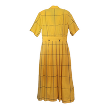 Load image into Gallery viewer, 1980s Vintage Ronnie Heller Designs For Miss Bergdorf Now Plaid 100% Cotton Dress