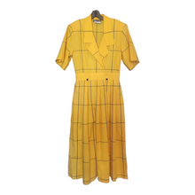 Load image into Gallery viewer, 1980s Vintage Ronnie Heller Designs For Miss Bergdorf Now Plaid 100% Cotton Dress