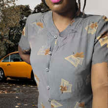 Load image into Gallery viewer, 90s Vintage Members Ladies Fashion Blouse, Size Large