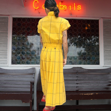 Load image into Gallery viewer, 1980s Vintage Ronnie Heller Designs For Miss Bergdorf Now Plaid 100% Cotton Dress