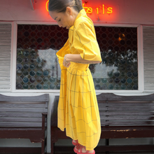 Load image into Gallery viewer, 1980s Vintage Ronnie Heller Designs For Miss Bergdorf Now Plaid 100% Cotton Dress