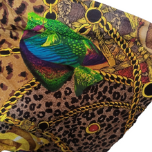 Load image into Gallery viewer, 80s Vintage MuMu Phases Tropical Safari Cotton Maxi Dress Size XL, Mrs Roper Costume