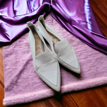 Load image into Gallery viewer, Nicholas Kirkwood Beya Loafers White Lucille Golden Vintage Shop Preowned Shoes