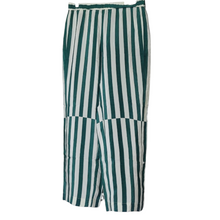 Load image into Gallery viewer, AYR The Flow State Green Stripe Silk Pant Size M