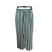 Load image into Gallery viewer, AYR The Flow State Green Stripe Silk Pant Size M