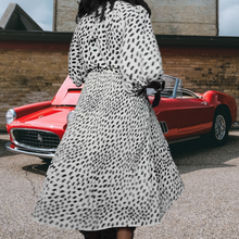 Load image into Gallery viewer, AYR Who's She Hot Dot Dress Size M