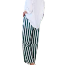 Load image into Gallery viewer, AYR The Flow State Green Stripe Silk Pant Size M