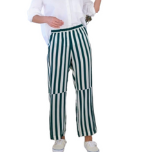 Load image into Gallery viewer, AYR The Flow State Green Stripe Silk Pant Size M