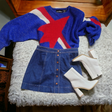 Load image into Gallery viewer, Madewell Metropolis Denim Skirt Size 12