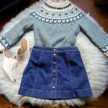 Load image into Gallery viewer, Madewell Metropolis Denim Skirt Size 12