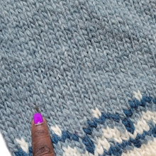 Load image into Gallery viewer, Sandra Kaufmann Handmade Knit Wool Sweater Size L