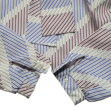 Load image into Gallery viewer, 70s Vintage Stripe Secretary Blouse With Bow The Petite Concept Size S