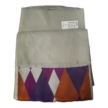 Load image into Gallery viewer, 1970s Oscar de la Renta Silk & Wool Diamond Print Scarf