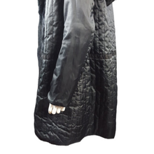 Load image into Gallery viewer, Vintage Fur/Mink Hooded Coat Lining size L Black Coat Liner