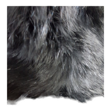 Load image into Gallery viewer, Vintage Fur/Mink Hooded Coat Lining size L Black Coat Liner