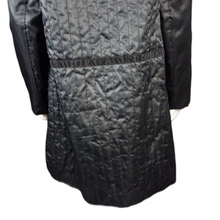 Load image into Gallery viewer, Vintage Fur/Mink Hooded Coat Lining size L Black Coat Liner