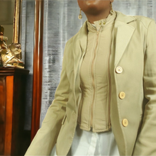 Load image into Gallery viewer, Talco Convertible Zip Blazer Jacket Size 46/M