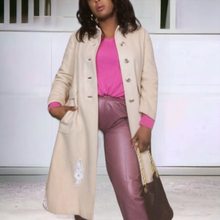 Load image into Gallery viewer, B. Siegel Ultima Vintage Chesterfield Cashmere Peacoat Size 12