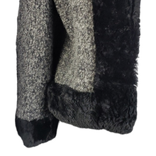 Load image into Gallery viewer, Vintage Seymour Fox Goldrings Couture Wool Boucle Faux Fur Collar Coat Jacket Size M