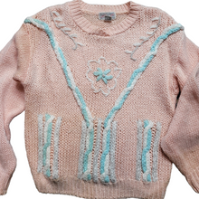 Load image into Gallery viewer, 80s Womens Vintage Sweater Spice of Life Sweater Size M