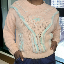 Load image into Gallery viewer, 80s Womens Vintage Sweater Spice of Life Sweater Size M