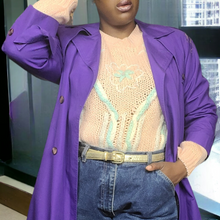 Load image into Gallery viewer, 80s Womens Vintage Sweater Spice of Life Sweater Size M