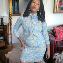 Load image into Gallery viewer, 1960s Vintage Mod Knit Dress N.P.C. Fashions Size M