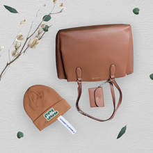 Load image into Gallery viewer, Ann Klein Marcie Tote Bag, Chestnut Brown