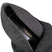 Load image into Gallery viewer, Dolce & Gabbana Black Wool Thigh High Sock Pumps Boots size 38 Lucille Golden Vintage Shop Vintage and Preowned Designer Womens Clothing