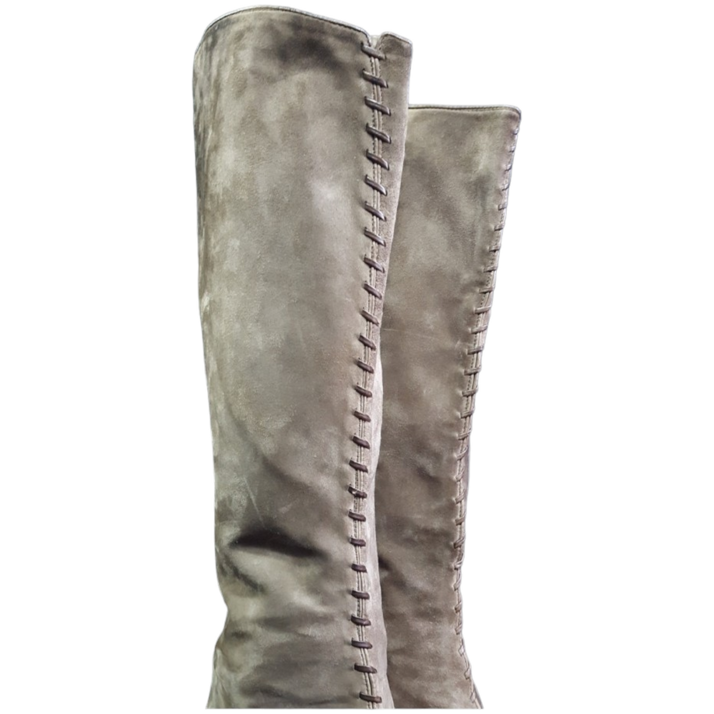 70s Vintage Gucci Suede Riding Boots Vibram Sole Size 36