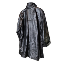 Load image into Gallery viewer, 2000s Black Leather Swing Jacket Silhouettes Size 2X