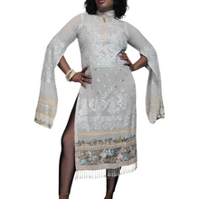 Load image into Gallery viewer, Preowned Traditional Maslin Tunic Dress Size L
