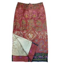 Load image into Gallery viewer, 1990s Vintage Dona Jean Embroidered Midi Skirt Size S