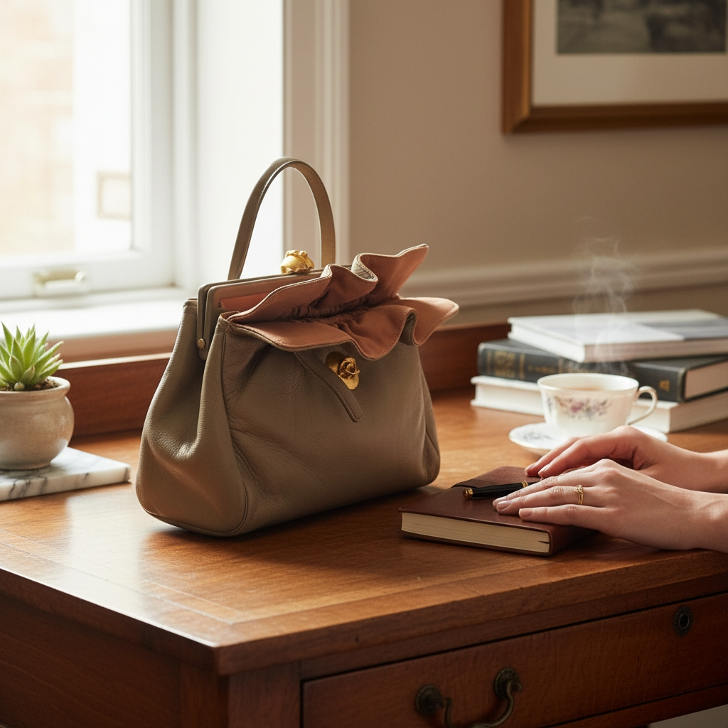 Ingber Leather Handbag