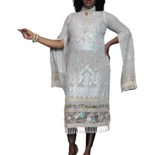 Load image into Gallery viewer, Preowned Traditional Maslin Tunic Dress Size L