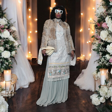 Load image into Gallery viewer, Preowned Traditional Maslin Tunic Dress Size L