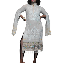 Load image into Gallery viewer, Preowned Traditional Maslin Tunic Dress Size L
