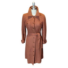Load image into Gallery viewer, 1970s Wool Pin Tuck Dress Coat
