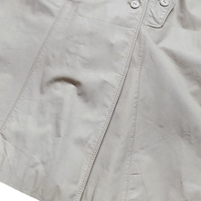 Load image into Gallery viewer, 70s Vintage Leather Trenchcoats Bone Belted Leather Trench Coat Size M