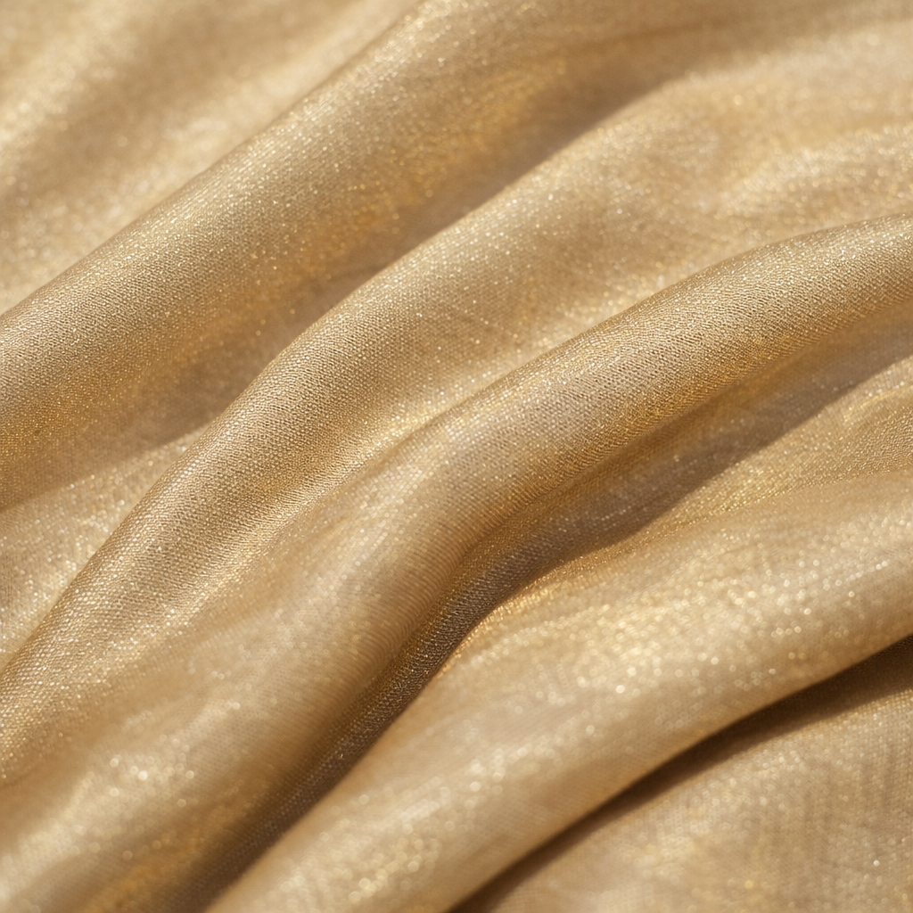 Vintage Champagne Gold Silk Lounge Set – 90s Minimalist Jacket & Trousers – Made in USA