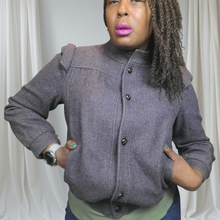 Load image into Gallery viewer, 1970s Vintage Sergio Valente Wool Blend Jacket Womens Vintage Jackets and Coats Size M Lucille Golden Vintage