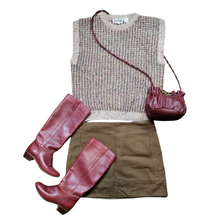 Load image into Gallery viewer, 90s Vintage J Crew Wool Mini Skirt Outfit Ideas Lucille Golden Vintage Womens Vintage Clothing